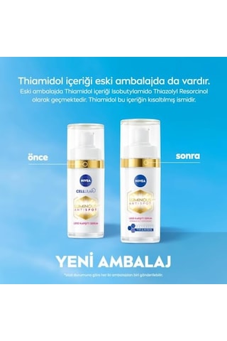 Nıvea Luminous630 Thiamidol Etkili Leke Karşıtı Cilt Serumu 30ml, Hyaluronik Asit, Cilt Tonu Eşitleyici,aydınlık Görünüm