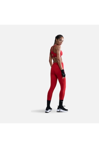 Nike Indy High-support Padded Adjustable Training Kadın Bra Kırmızı