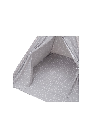 Exorbaby Ahşap Ve Pamuklu, Toplanmaz, Oyun Çadırı, Oyun Evi Gri