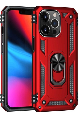 Apple Uyumlu iPhone 13 Pro Uyumlu Zore Vega Kılıf-kırmızı -
