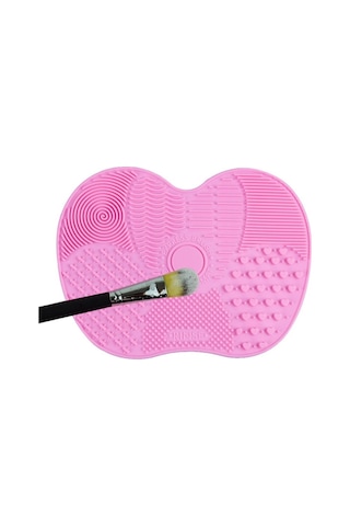 Pratik Kolay Makyaj Fırçası Temizleme Matı Aparatı Aleti Küçük 4 Diğer