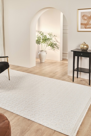 Kaşmir Halı 7/24 İskandinav Vinter 80x300 Cm Bej