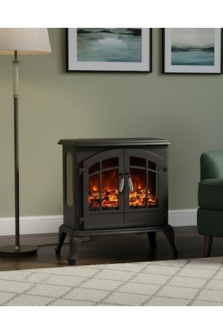 Reyo Stove Babil Isıtıcılı Çift Kademe Dekoratif Elektrikli Şömine