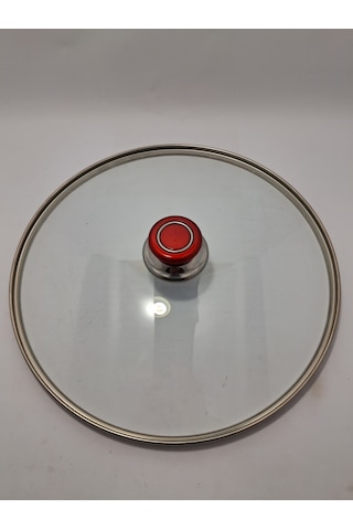 Cam Kapak 32 Cm Ve Kırmızı Elma Şekeri Kulp