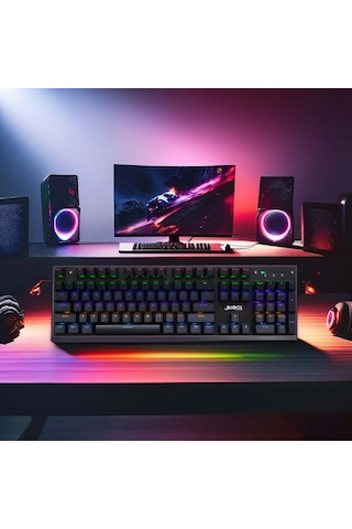 Jedel Kl-138 Rgb Mechanical Mekanik Rgb Gaming Klavye