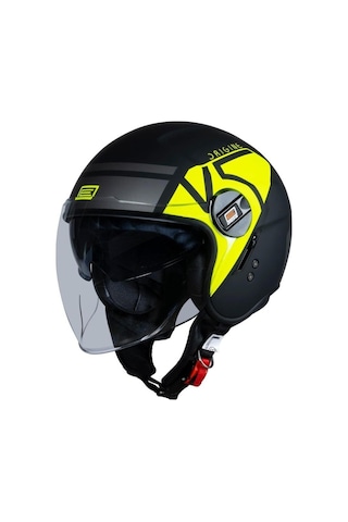 Origine Alpha Track Fluo Açık Kask Siyah - Sarı