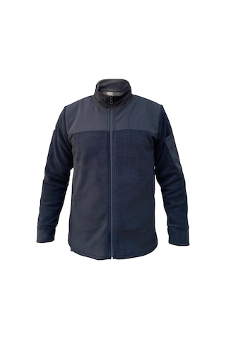 Lukitus Erkek Anti Pilling Tüylenme Yapmaz Polar Sweatshirt Mont Siyah