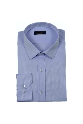 Erkek Silim Fit Uzun Kol Armürlü Gömlek Bgl-st03303 001