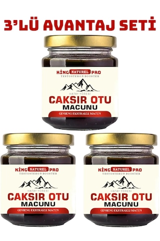 3 X 240 Gr Çakşır Macunu Güç Kuvvet Ve Kudret Ginsengli Multivitamin Anzeli
