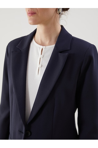 Lcwaıkıkı Classic Lacivert Regular Fit Kadın Blazer Ceket