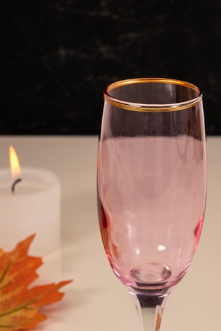 Mest 535 Model 3 Renk 6 Adet Kahve Yanı Su Bardağı Seti 190 Cc Bal, Pembe, Mavi 3 Renk