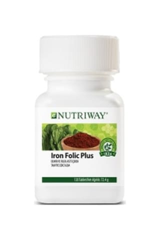 Amway Nutriway Iron Folic Plus 120 Tablet-Demir Ve Folik Asit