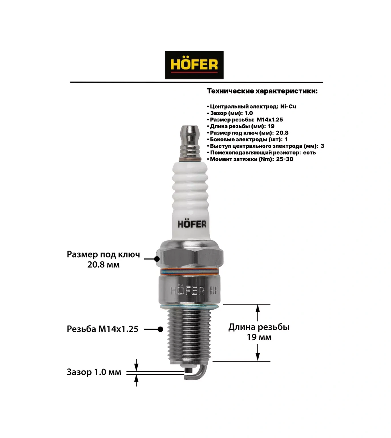 Hofer Buji 8 Valfli Enjeksiyonlu Motorlar İçin 251723360