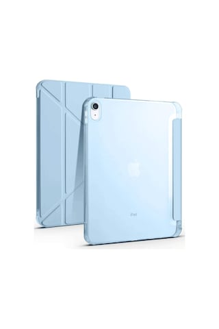İpad 2022 10.9 10.nesil Kılıf Kalemlikli Mars Tablet Kılıfı - Mavi Diğer