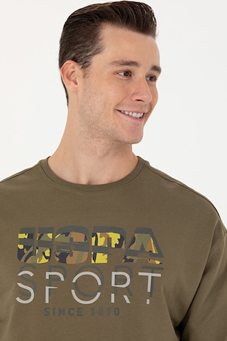 U.S. Polo Assn. Erkek Sweatshirt 50270739-vr011 Yeşil