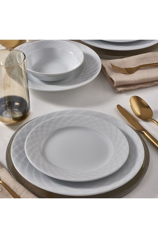 Güral Alfa 24 Parça 6 Kişilik Yemek Takımı