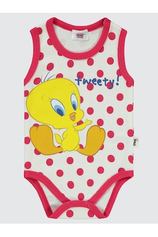 Ciivl Baby Kız Bebek Çıtçıtlı Badi 1-18 Ay Ekru Ekru