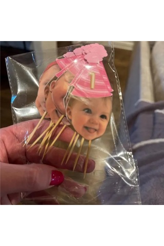 Fotoğraflı Kürdan Süs 10 Adet 0