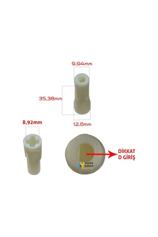 Goldmaster Uyumlu In-6202 Serenad Blender Motor Kavrama Dişlisi Kaplin D Girişli