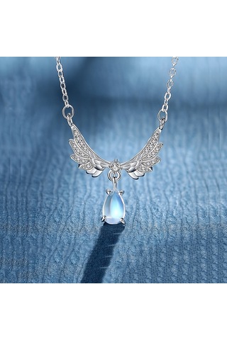 Aytaşı Dekor Melek Kanatları Kolye Gümüş