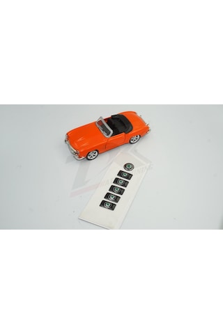 Skoda Auto Cam Açma Jant Torpido Direksiyon Metal Sticker Logo Se