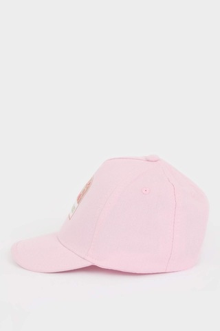 DeFacto Kız Bebek Baskılı Pamuklu Cap Şapka D8388A525SMPR254 Mor