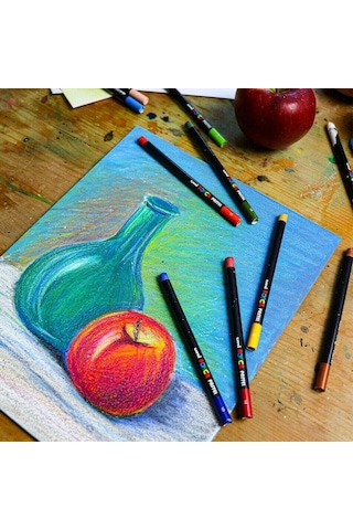 Uni Posca Pastel Boya Kalemi 36'lı Kalem Kutu Set