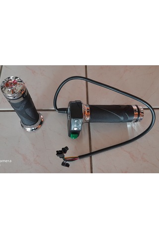 Yuki Lotus-midilli-orion Uyumlu E-bike Gaz Kolu Takımı Siyah