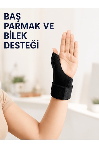 Mrcelikpazar Metal Atelli Başparmak Destekli El Bilekliği Ayarlanabilir De Quervain Bilek Desteği Diğer