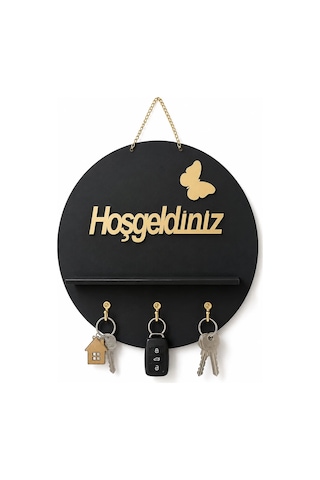 Veraura Lifestyle Yuvarlak Anahtarlık Hoşgeldiniz