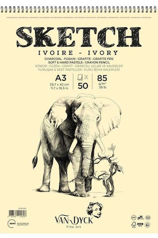 Sketch Çizim Blok A3 85 G 50 Yaprak