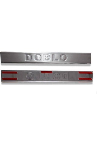 Fiat Doblo Krom Kapı Eşiği 2001-2006 2 Parça