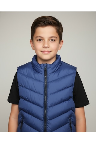 Lacivert Erkek Çocuk Şişme Yelek Lacivert