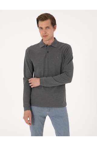 Pierre Cardin Erkek Antrasit Melanj Sweatshirt 50314048-vr081 Antrasit Melanj