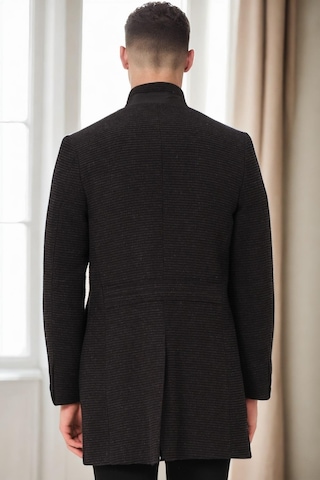 Plt9367 Dewberry Erkek Palto-düz Antrasit Düz Antrasit