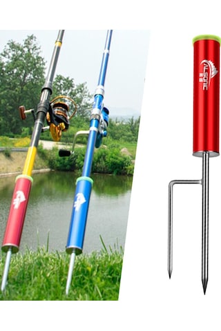 Suntek Olta Tutucu Açık Nehir Kıyısı Kıyı Kırmızısı