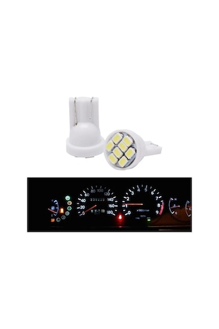 Süper Güçlü Mini T10 Led 8 Ledli 12 Volt Mini T10 Led 523638212