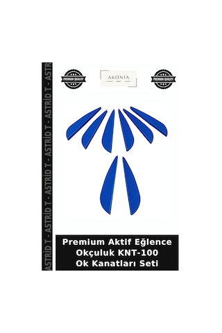 Premium Aktif Eğlence Okçuluk Knt-100 Ok Kanatları Seti