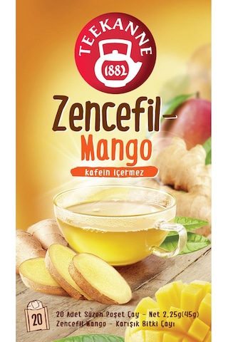 Teekanne Zencefil - Mango Karışık Bitki Çayı