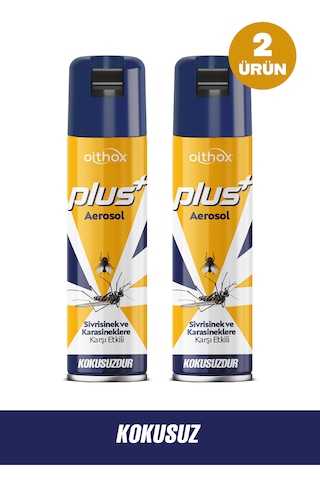Oithox Plus Aerosol Kokusuz Karasinek Ve Sivrisinek Öldürücü Sprey 300 Ml X 2 Adet
