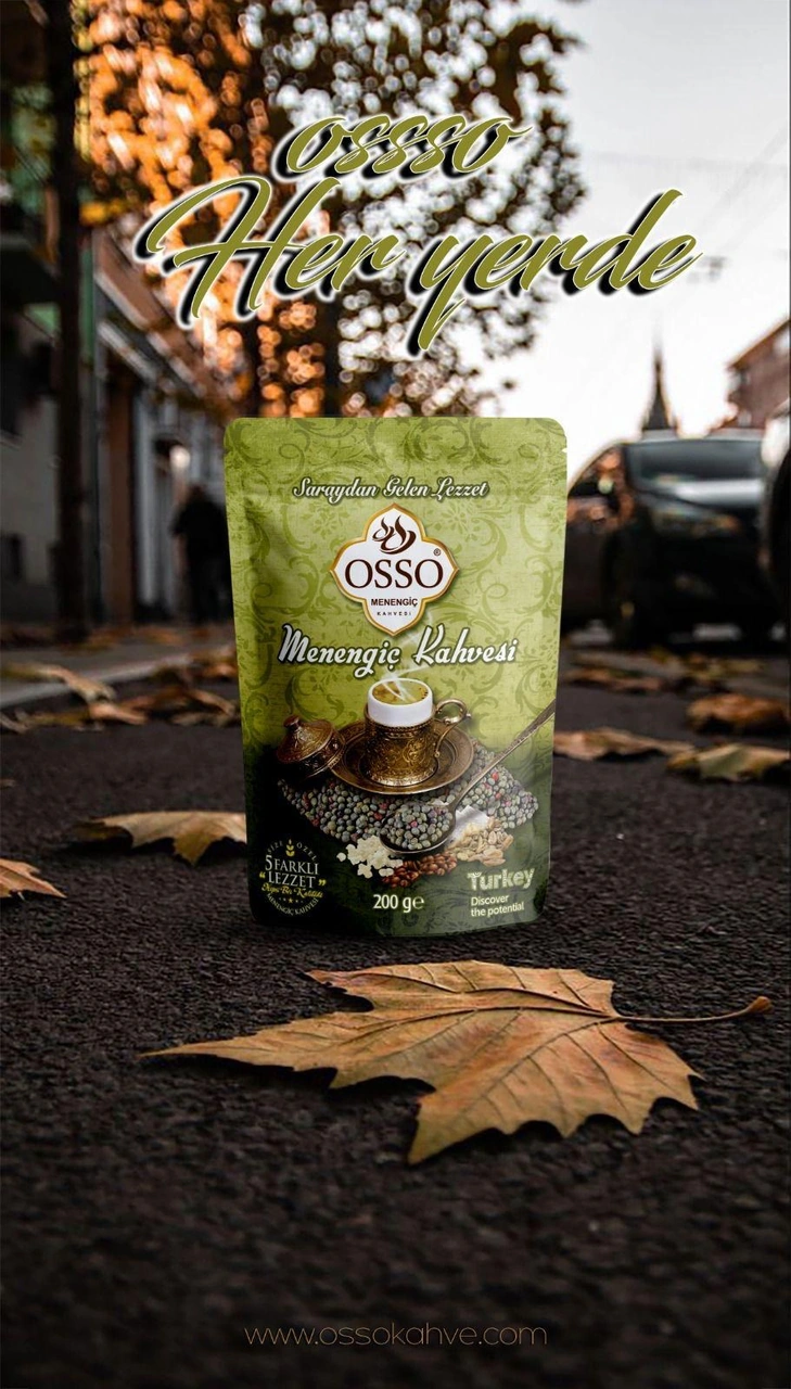 Osso 4'lü Menengiç Kahvesi 4x200 800gr Diğer
