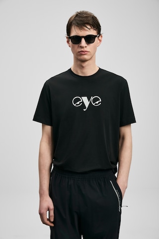 Lufian Larry Modern Grafik T- Shirt Siyah Siyah 111020306100100