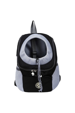 Samdoo Köpek Sırt Çantası, Orta Boy Siyah, Nispeten Konforlu Ve Havalandırmalı, Dışarı Çıkışlar İçin Drawstring Tasarımı