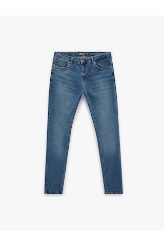 Koton Normal Bel Dar Paça Pamuklu Skinny Fit Jean Pantolon - Michael Jean Açık İndigo 6sam40257nd Açık İndigo