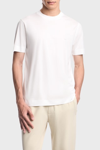 Emporio Armani Logolu Regular Fit Bisiklet Yaka T Shirt Erkek T Shirt Em006318 Af10017 U0003 Beyaz