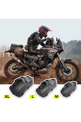 Rhinowalk Su Geçirmez Motosiklet Çantası L Beden 14+14 28litre Hacim Siyah