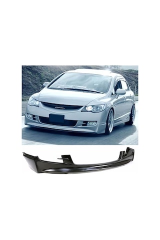 Honda Civic Fd6 Makyajsız Kasa Mugen Ön Ek Plastik Siyah Karlık-ön-ek-bodykit 2006 2007 2008 2009