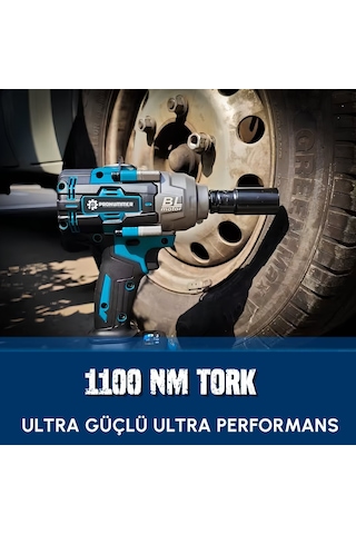 Prohummer Ph305 Yeni Profesyonel Kömürsüz Akülü 88vf Somun Sıkma Sökme Seti - 1100nm