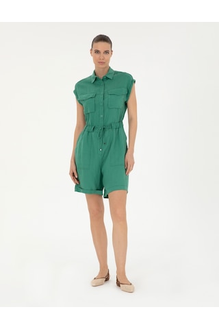 Pierre Cardin Kadın Yeşil Tulum Dokuma 50284677-vr054 Yeşil