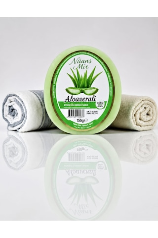 Doğal Handmade Süngerli Sabun, 135 Gr Aloe Vera